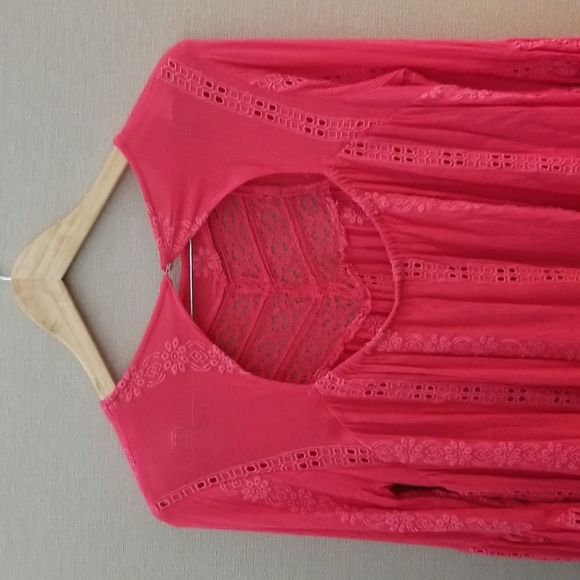 Free People Sweetest Dream Pink Tunic Size XS - Picture 7 of 15